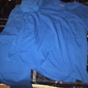 Advantage Royal Blue Scrub Set